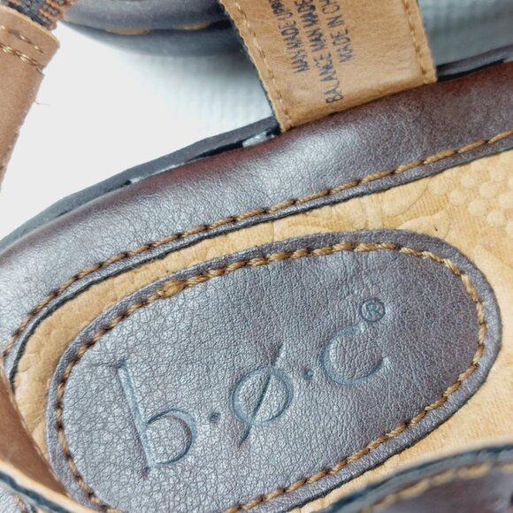 BOC Women's Brown Concept Kesia Leather Classic Gladiator Sandal Size 7M - Picture 13 of 15